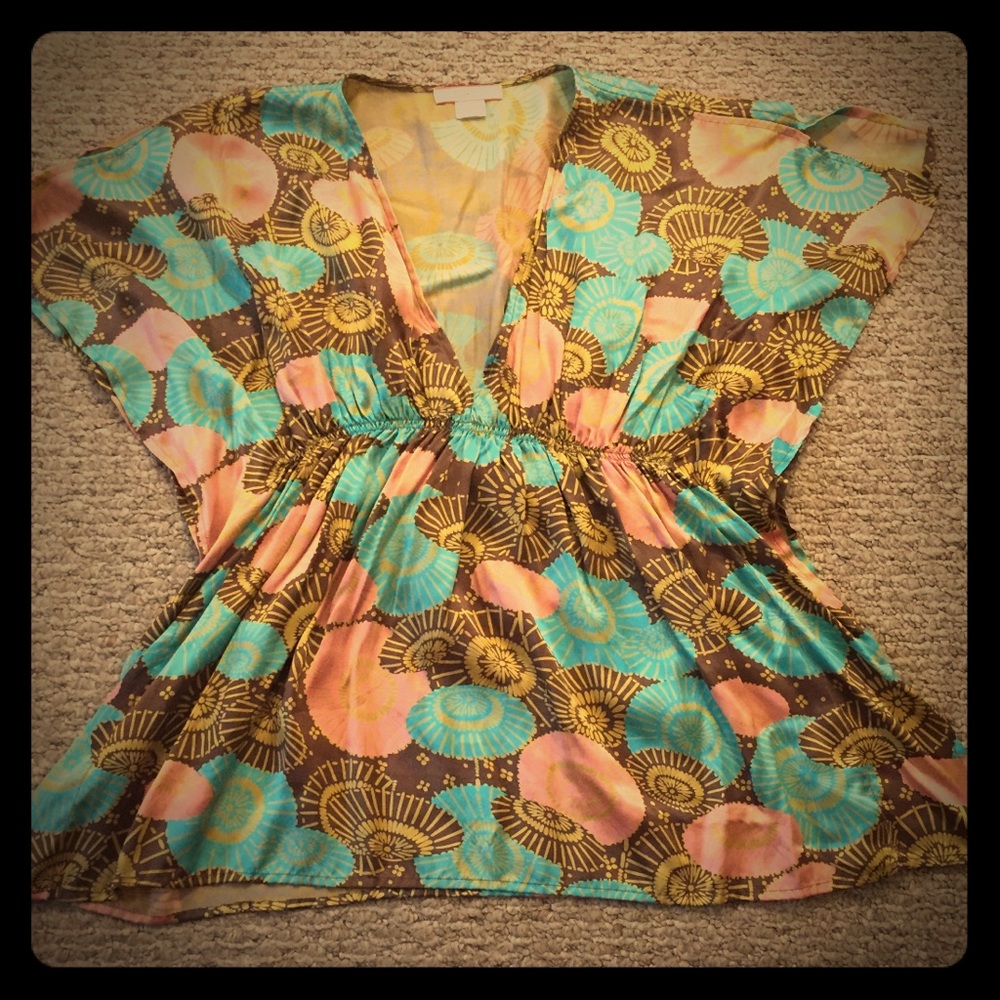 100% silk blouse from Urban outfitters Lux brand